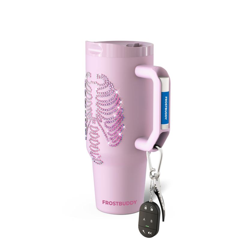 Thicc Buddy 40oz | Pink Skeleton